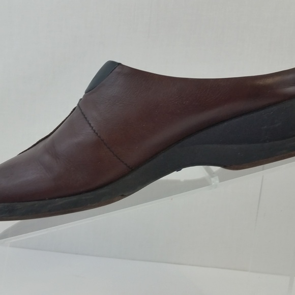 Murtosa Shoes Mutosa Womens Brown Leather Mules Sz 85 Porutgal